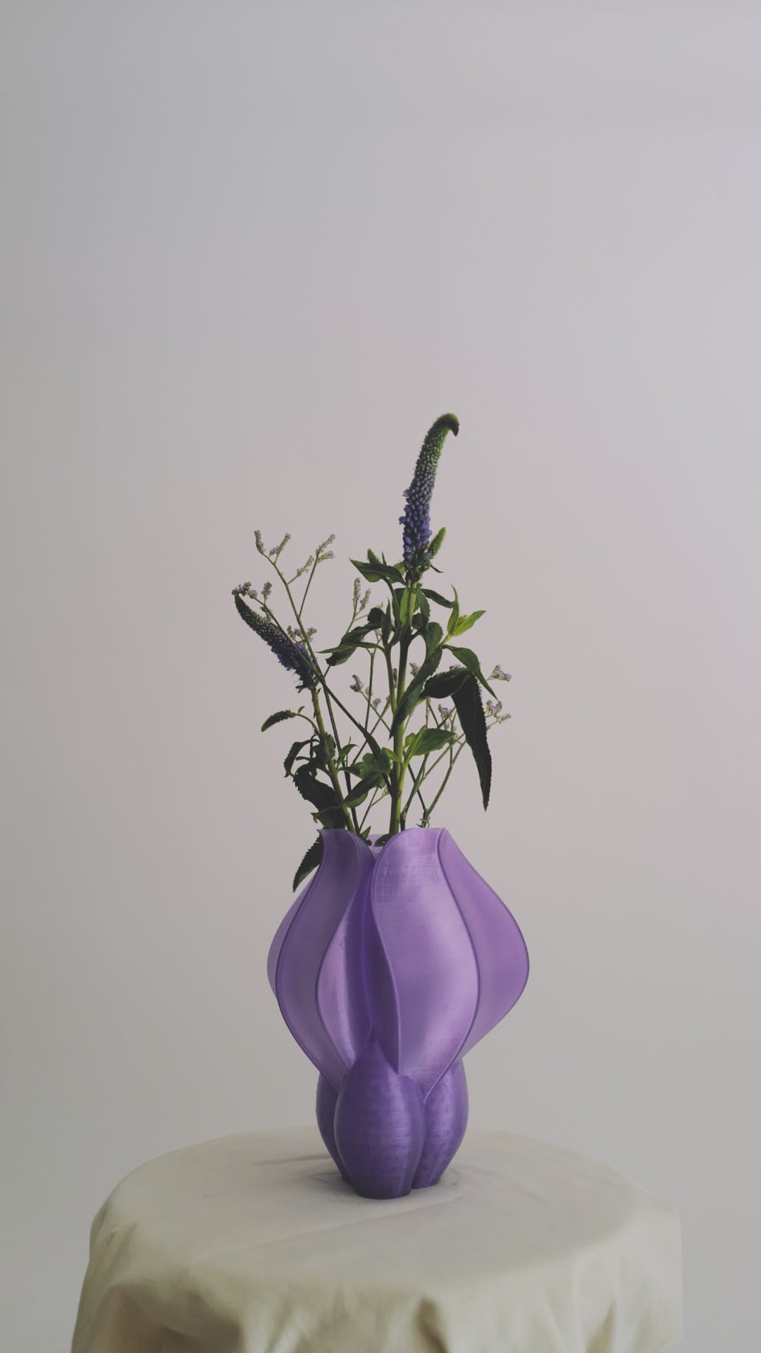 IRIS BULBILIS mini - vase - violet