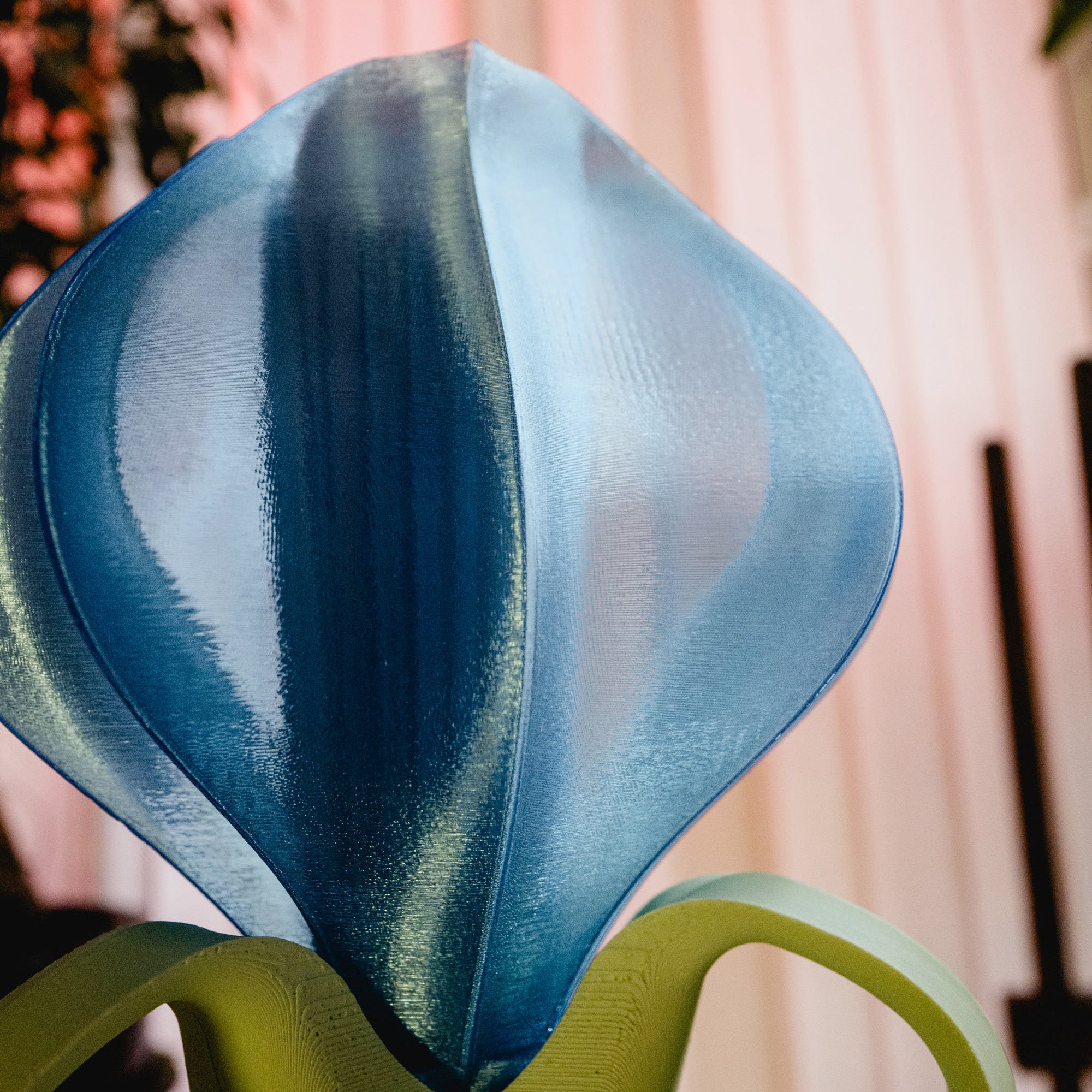 IRIS LAMINA - lampe à poser - bleue / verte