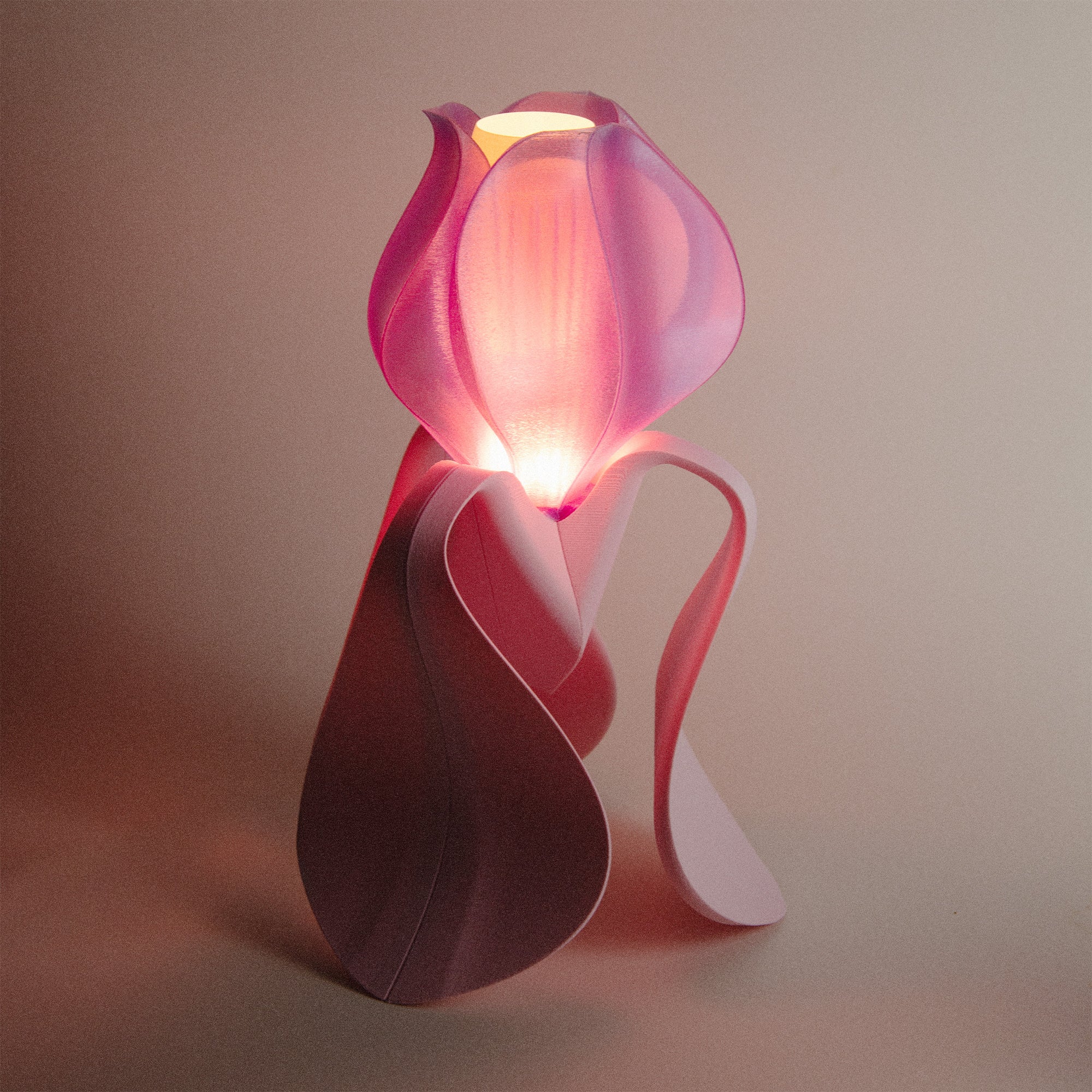 IRIS LAMINA - lampe à poser - violette / rose