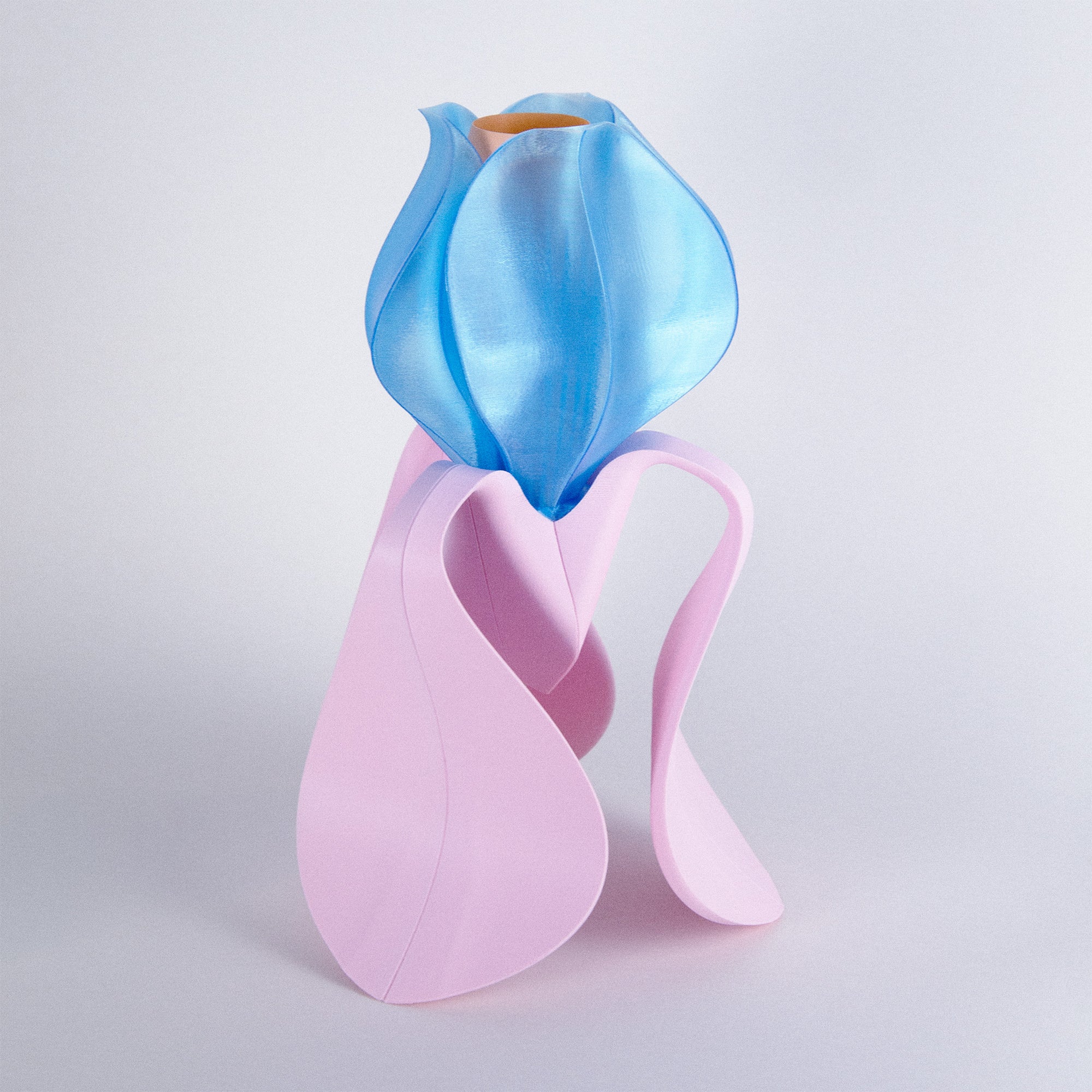 IRIS LAMINA - lampe à poser - bleue / rose