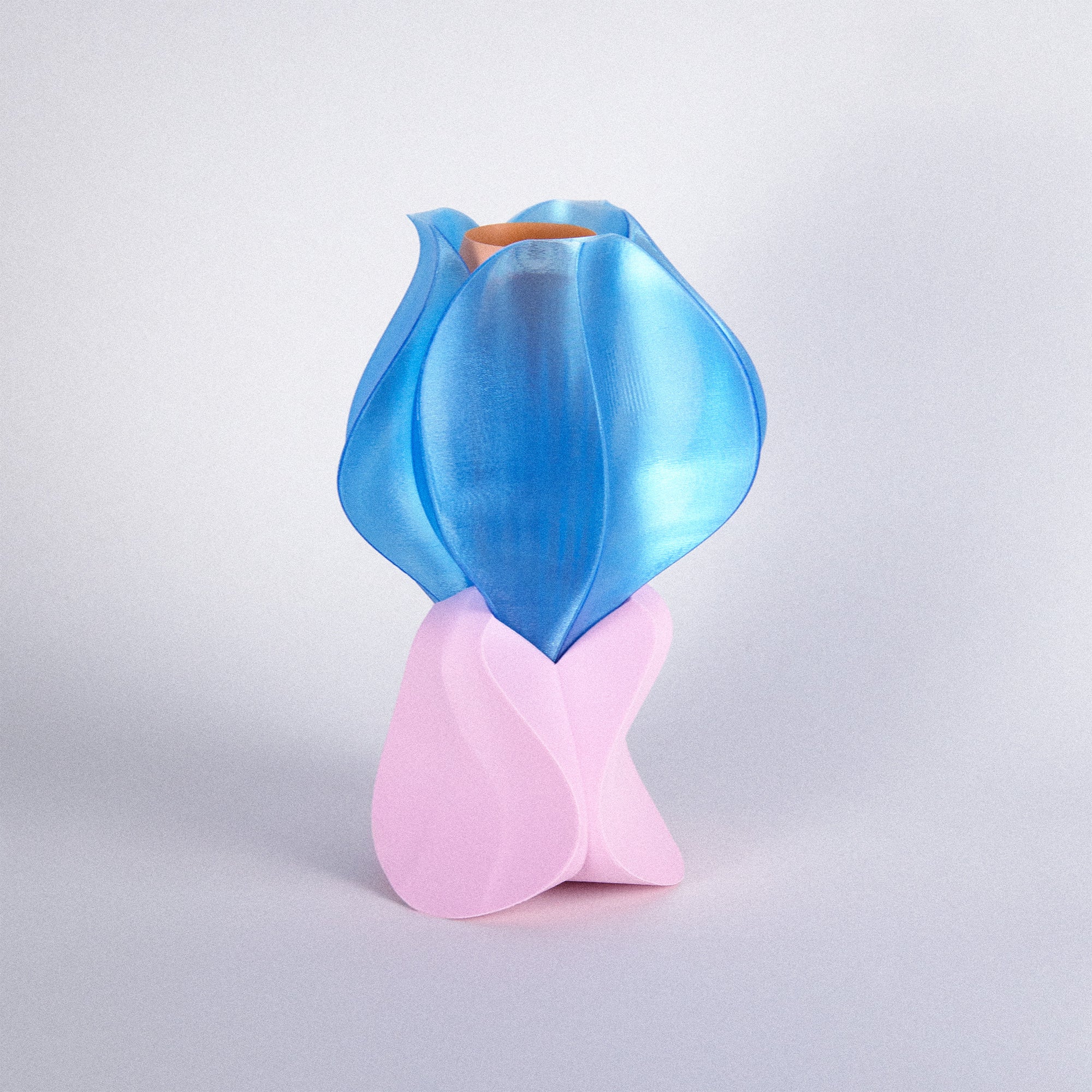 IRIS LAMINA mini - lampe à poser - bleue / rose
