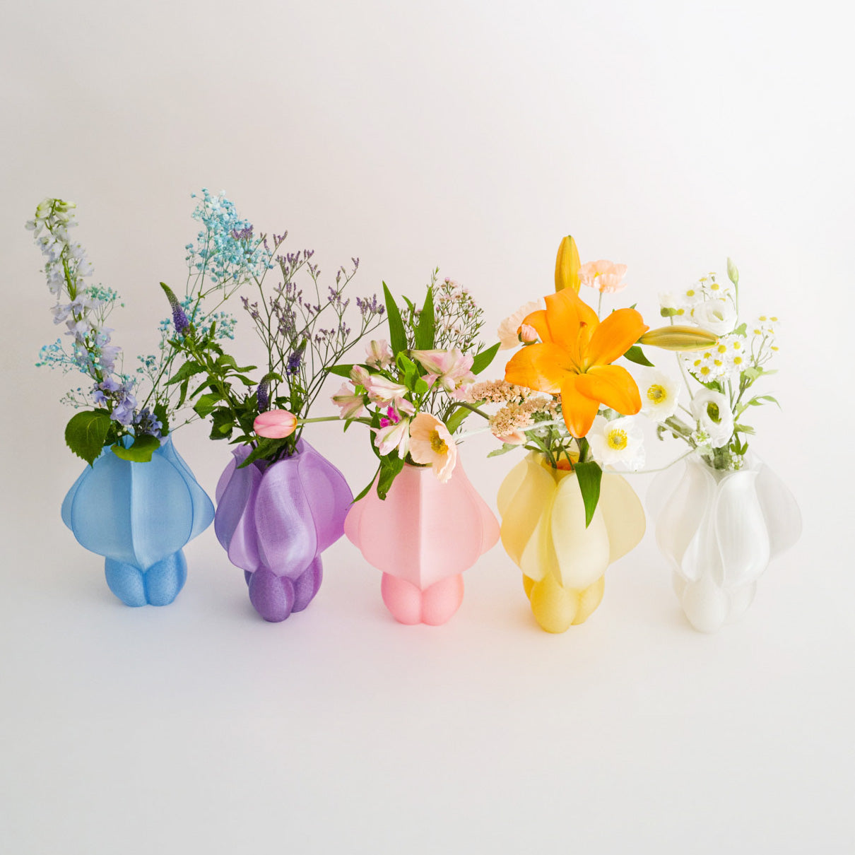 IRIS BULBILIS mini - vase - blanc