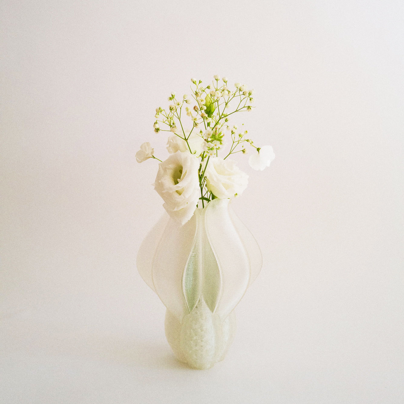 IRIS BULBILIS mini - vase - blanc