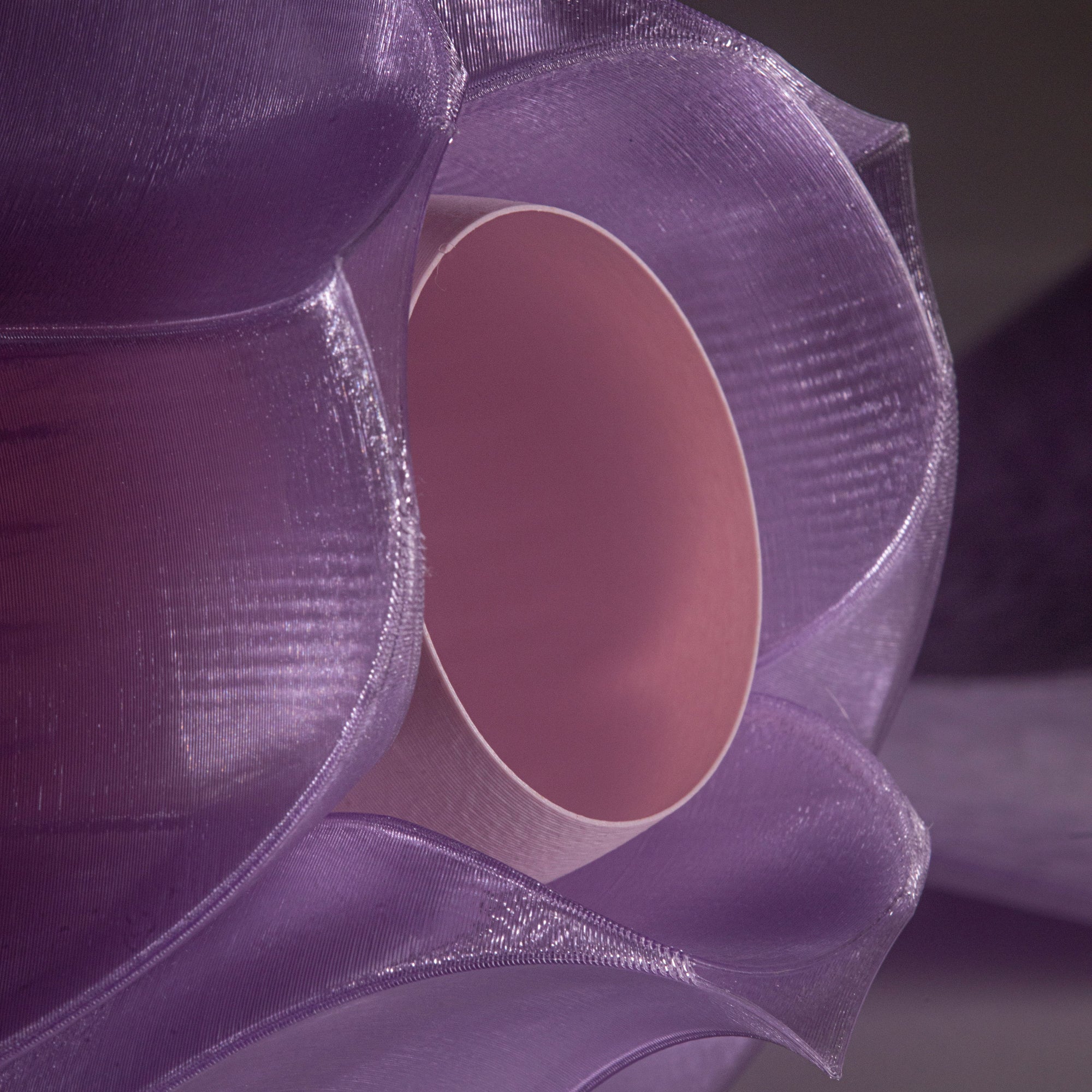 IRIS LAMINA - abat-jour - violet