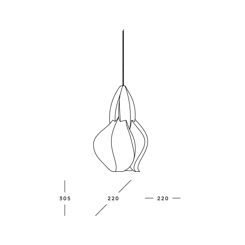 IRIS FILAMENTUM MINI - suspension - blanche