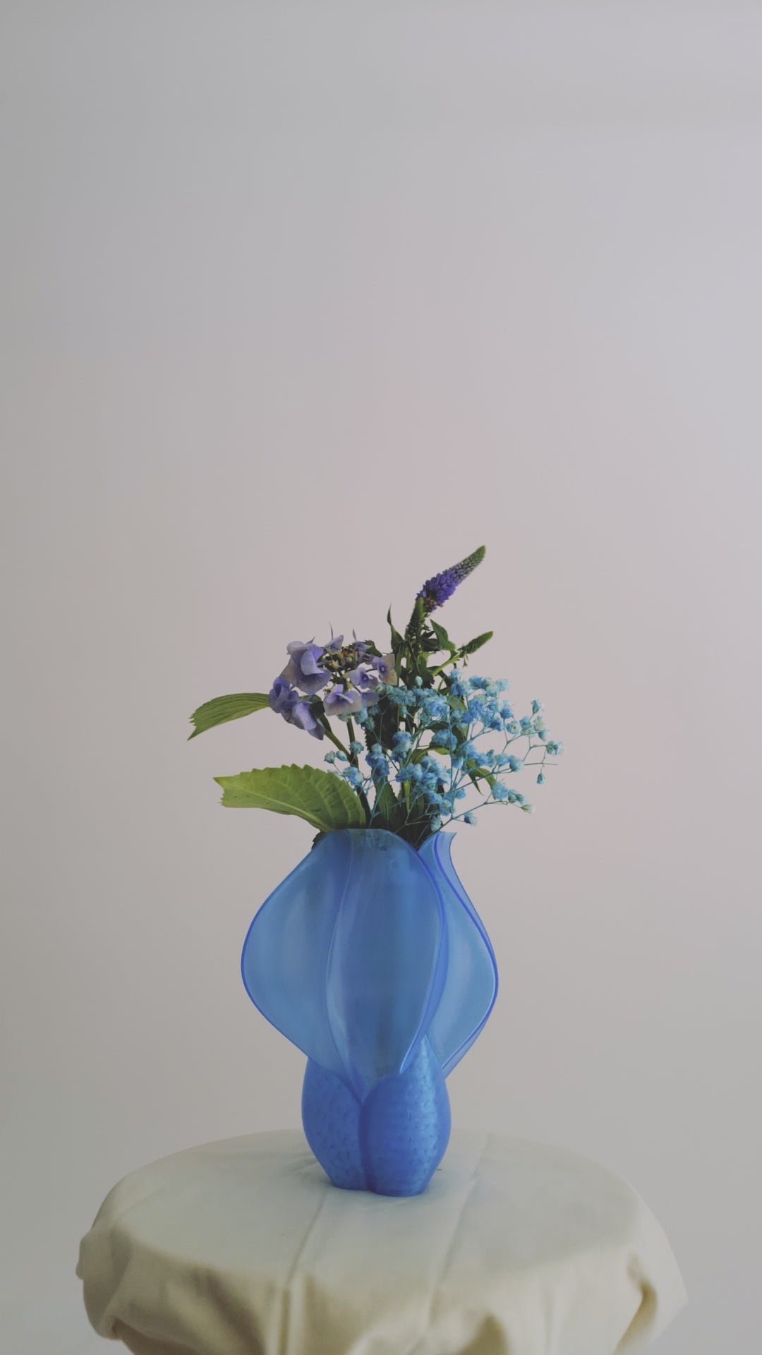IRIS BULBILIS mini - vase - bleu