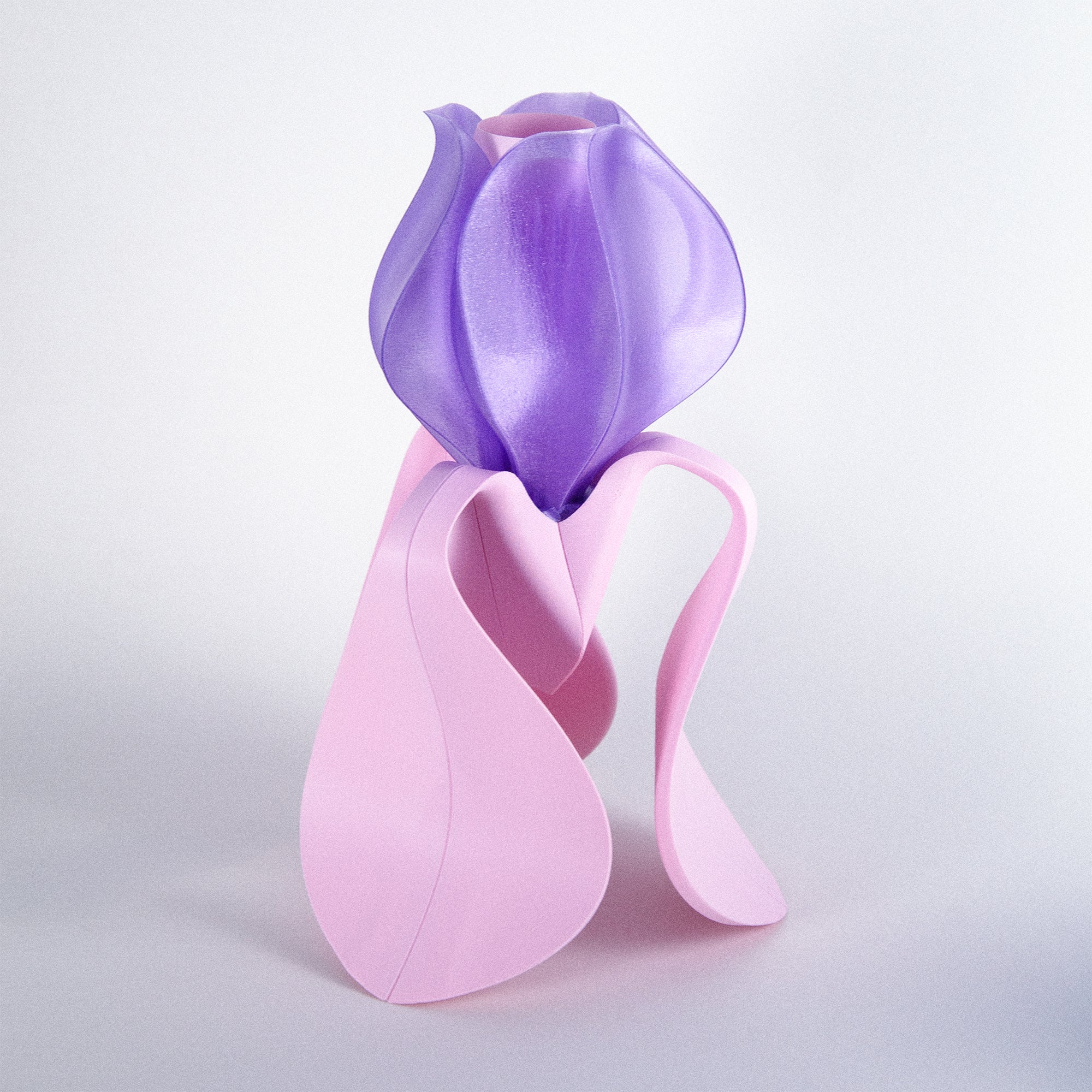 IRIS LAMINA - lampe à poser - violette / rose