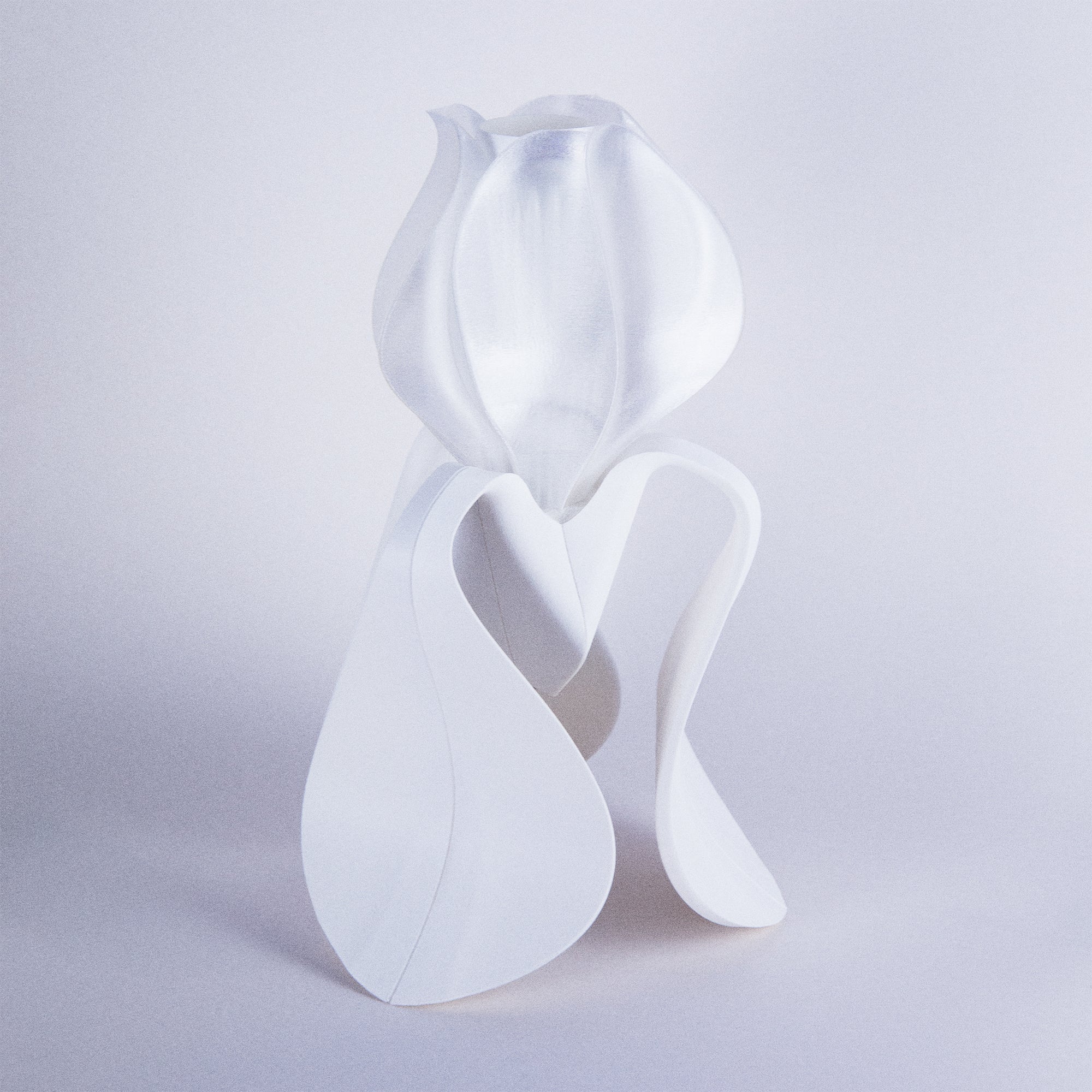 IRIS LAMINA - lampe à poser - blanche