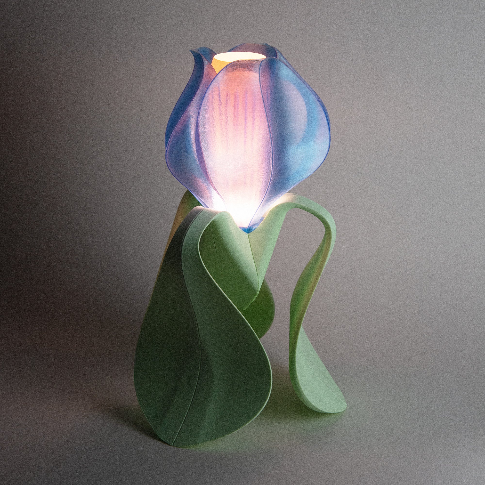 IRIS LAMINA - lampe à poser - bleue / verte