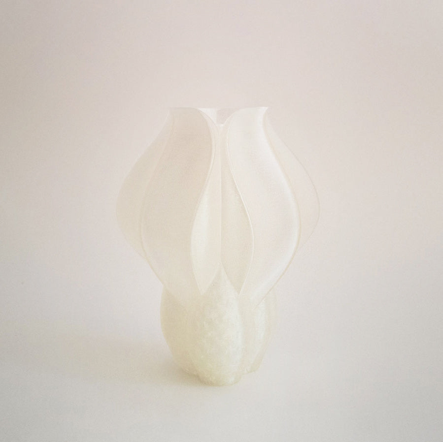 IRIS BULBILIS mini - vase - blanc