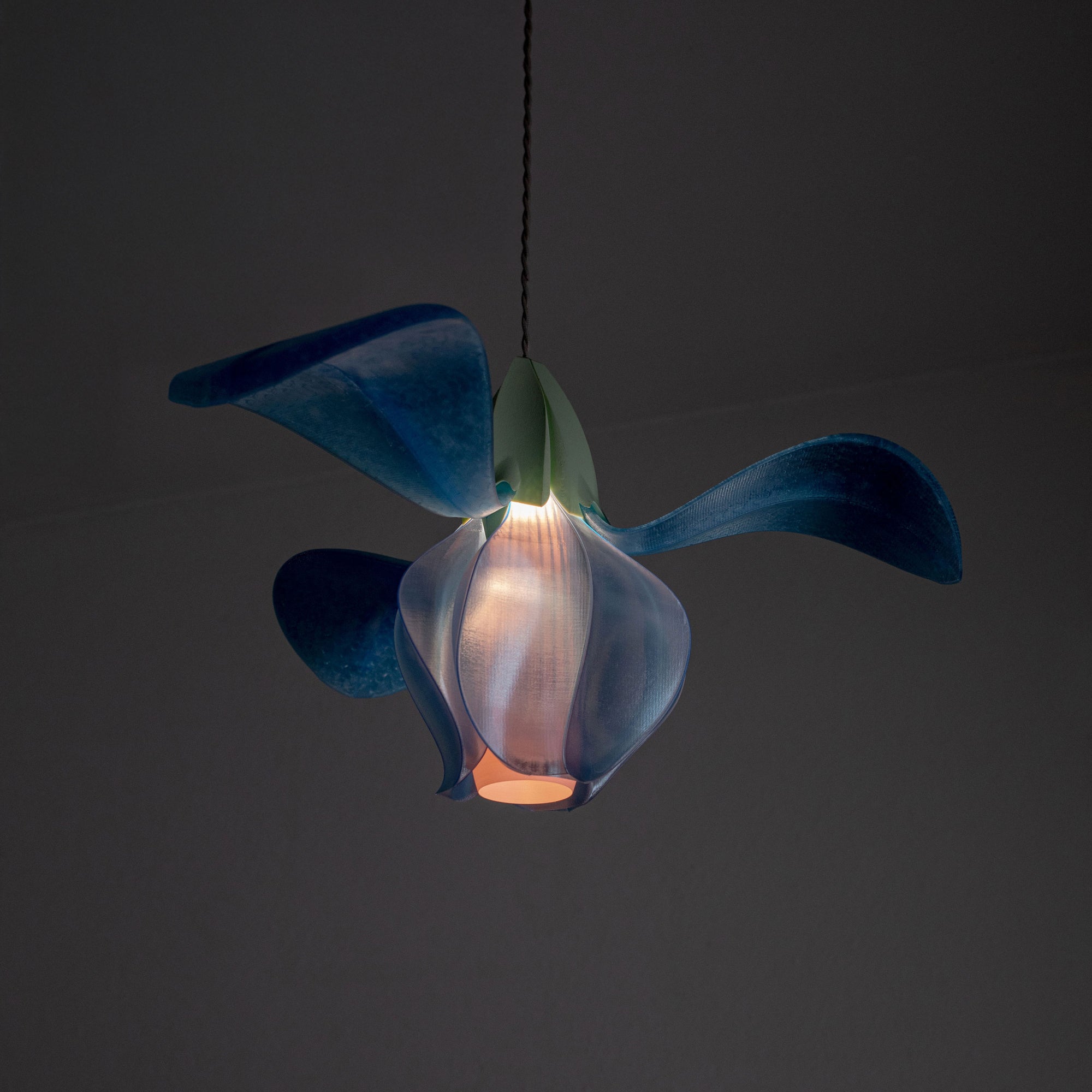 IRIS FILAMENTUM - suspension - bleue / verte